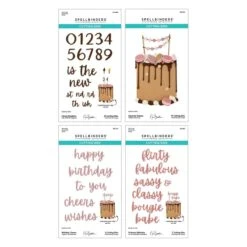 Bougie Birthday Celebration Die Bundle From The Bougie Birthday Collection By Nina Boettcher