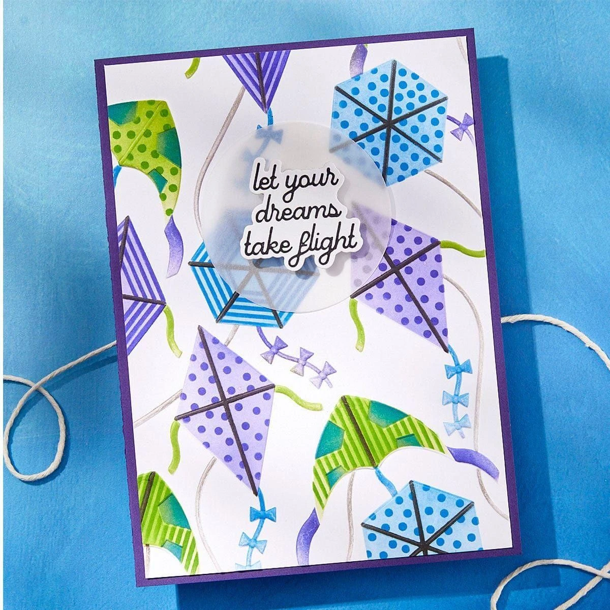Flying Kites 3D Embossing Folder From The Sky's The Limit Collection By Simon Hurley 2 Flying Kites 3D Embossing Folder From The Sky's The Limit Collection By Simon Hurley - Image 2
