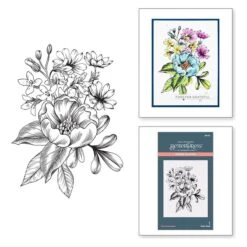 Pressed Bouquet Press Plate From The BetterPress Collection