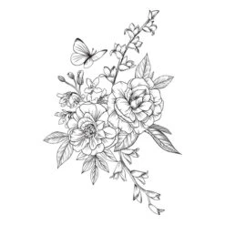 Butterfly Bouquet Press Plate The From BetterPress Collection 11 Butterfly Bouquet Press Plate The From BetterPress Collection -Woodland Scenics Shop BP 015 Betterpress Butterfly Bouquet Color