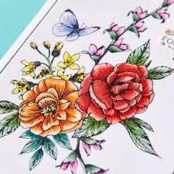 Butterfly Bouquet Press Plate The From BetterPress Collection 13 Butterfly Bouquet Press Plate The From BetterPress Collection -Woodland Scenics Shop BP 015 Betterpress Butterfly Bouquet Project 4