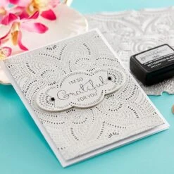 Pebble BetterPress A2 Cotton Card Panels- 25 Pack -Woodland Scenics Shop BP 018 Betterpress So Grateful for You Project 3