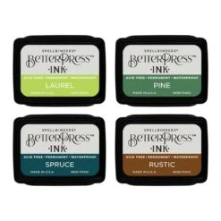 Woodlands BetterPress Ink Mini Set - 4 Pack
