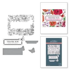 Butterfly Garden Press Plate & Die Set From The BetterPress Collection