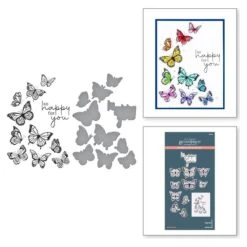 Butterfly Swirl Press Plate & Die Set From The BetterPress Collection