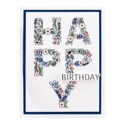 Spellbinders Exclusive - Floral Happy Press Plate -Woodland Scenics Shop BP 032 Floral Happy Project 1