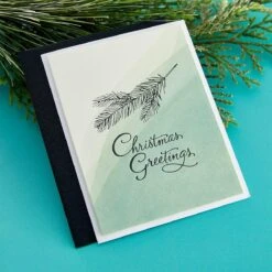 Evergreen Branches Press Plate From The BetterPress Christmas Collection -Woodland Scenics Shop BP 067B