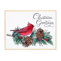 Christmas Greetings Press Plate From The BetterPress Christmas Collection -Woodland Scenics Shop BP 071 BetterPress Christmas Christmas Greetings Project