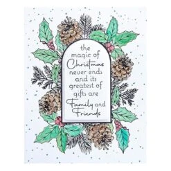 Magic Of Christmas Frame Press Plates From The More BetterPress Christmas Collection -Woodland Scenics Shop BP 076 More BetterPress Christmas Magic of Christmas Frame Project