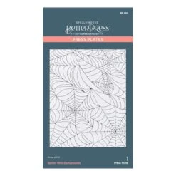 Spider Web Background Press Plate From The Betterpress Halloween Collection 21 Spider Web Background Press Plate From The Betterpress Halloween Collection -Woodland Scenics Shop BP 080 BetterPress Halloween Spider Web Backgrounds Pac