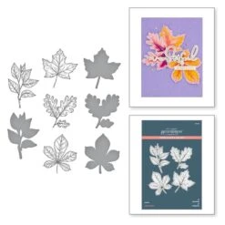 Autumn Leaves Press Plate & Die Set From The BetterPress Autumn Collection