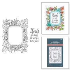 Autumn Thanks Frame Press Plate From The BetterPress Autumn Collection