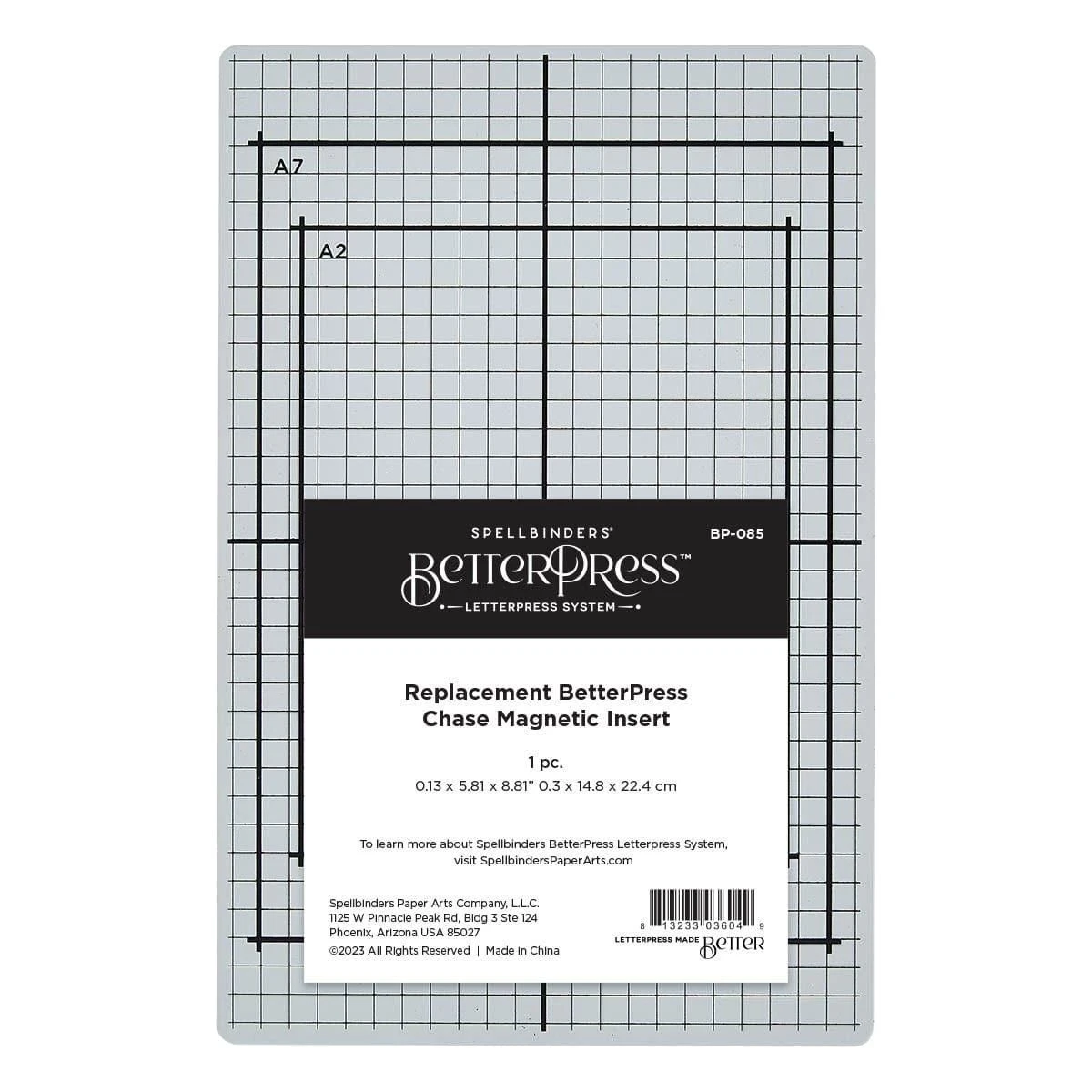 Replacement BetterPress Chase Magnetic Insert 1 Replacement BetterPress Chase Magnetic Insert