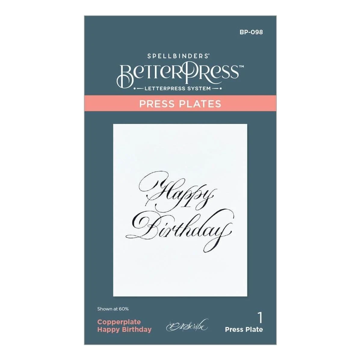 Copperplate Happy Birthday Press Plate From The Copperplate Everyday Sentiments Collection By Paul Antonio 7 Copperplate Happy Birthday Press Plate From The Copperplate Everyday Sentiments Collection By Paul Antonio - Image 7