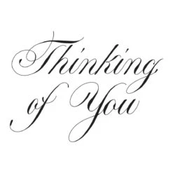 Copperplate Thinking Of You Press Plate From The Copperplate Everyday Sentiments Collection By Paul Antonio -Woodland Scenics Shop BP 101 Copperplate Everyday Sentiments Copperplate Thinking of You Color