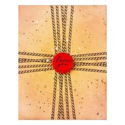 Sealed Cord & Faux Seal Sentiments Press Plate & Die Set From The Pressed Posies Collection -Woodland Scenics Shop BP 107 Pressed Posies Sealed Cord Faux Seal Sentiments Project 1