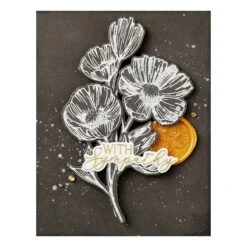 You Are Everything Sentiments Press Plate & Die Set From The Pressed Posies Collection -Woodland Scenics Shop BP 110 Pressed Posies You Are Everything Sentlments Project 1