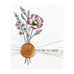 Sealed Florals Press Plate From The Pressed Posies Collection -Woodland Scenics Shop BP 116 Pressed Posies Sealed Florals Project 1