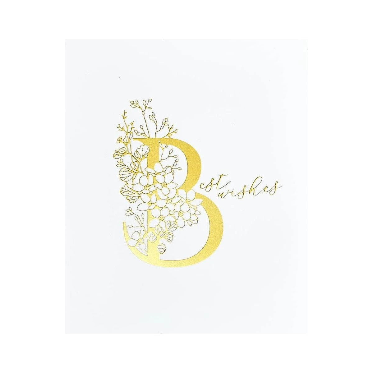 Floral B And Sentiment Press Plate From The Every Occasion Floral Alphabet Collection 4 Floral B And Sentiment Press Plate From The Every Occasion Floral Alphabet Collection - Image 4