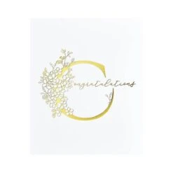 Floral C And Sentiment Press Plate From The Every Occasion Floral Alphabet Collection -Woodland Scenics Shop BP 126 Glimmer