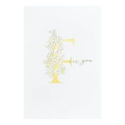 Floral F And Sentiment Press Plate From The Every Occasion Floral Alphabet Collection -Woodland Scenics Shop BP 129 Glimmer