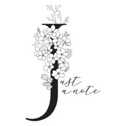 Floral J And Sentiment Press Plate From The Every Occasion Floral Alphabet Collection 10 Floral J And Sentiment Press Plate From The Every Occasion Floral Alphabet Collection -Woodland Scenics Shop BP 133 Every Occasion Floral J and Sentiment Color