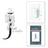 Floral J And Sentiment Press Plate From The Every Occasion Floral Alphabet Collection
