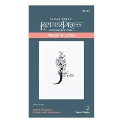 Floral J And Sentiment Press Plate From The Every Occasion Floral Alphabet Collection 13 Floral J And Sentiment Press Plate From The Every Occasion Floral Alphabet Collection -Woodland Scenics Shop BP 133 Every Occasion Floral J and Sentiment Pac