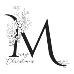 Floral M And Sentiment Press Plate From The Every Occasion Floral Alphabet Collection -Woodland Scenics Shop BP 136 Every Occasion Floral M and Sentiment Color