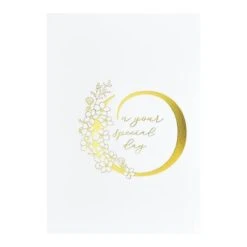 Floral O And Sentiment Press Plate From The Every Occasion Floral Alphabet Collection -Woodland Scenics Shop BP 138 Glimmer