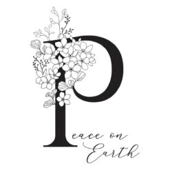 Floral P And Sentiment Press Plate From The Every Occasion Floral Alphabet Collection 9 Floral P And Sentiment Press Plate From The Every Occasion Floral Alphabet Collection -Woodland Scenics Shop BP 139 Every Occasion Floral P and Sentiment Color