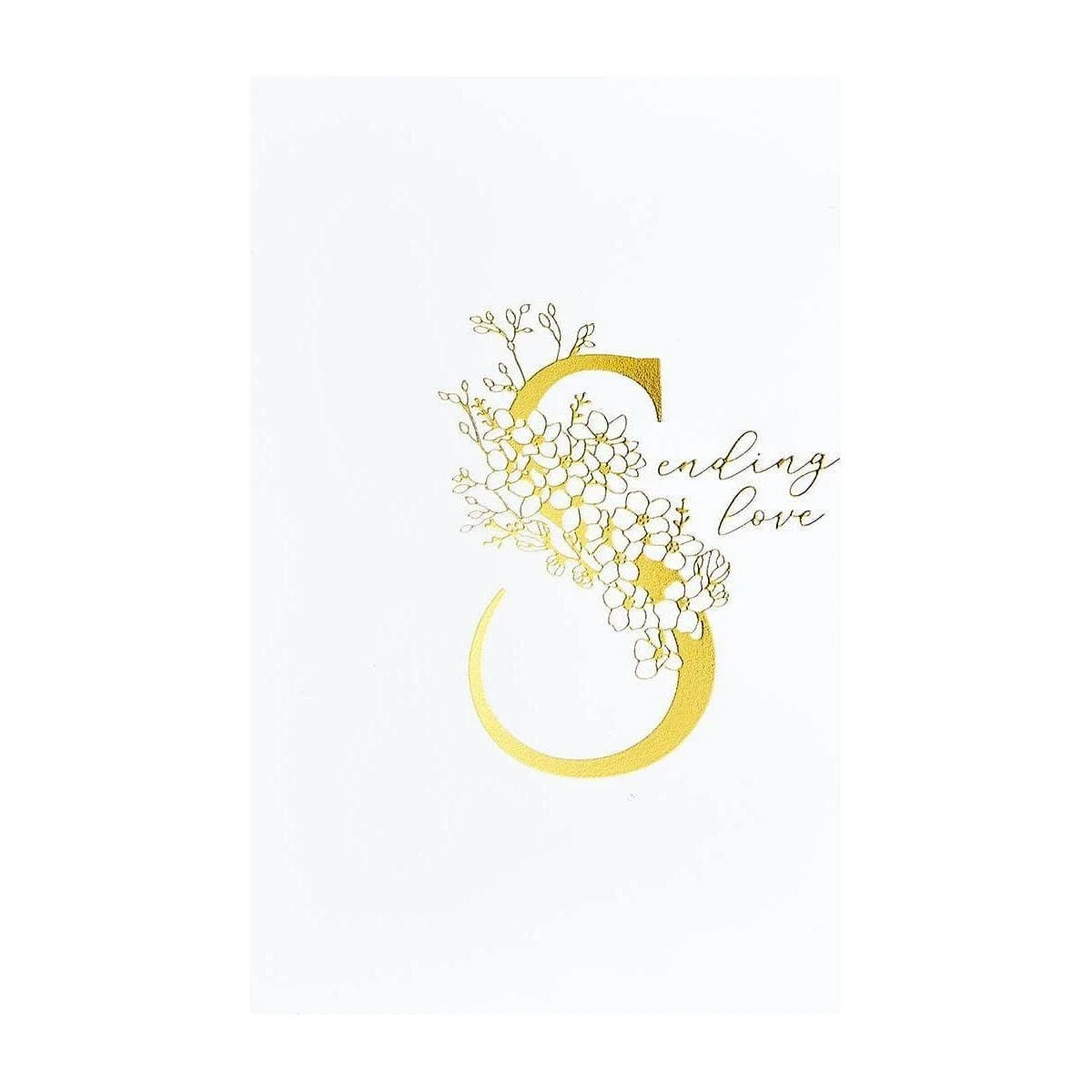 Floral S And Sentiment Press Plate From The Every Occasion Floral Alphabet Collection 3 Floral S And Sentiment Press Plate From The Every Occasion Floral Alphabet Collection - Image 3