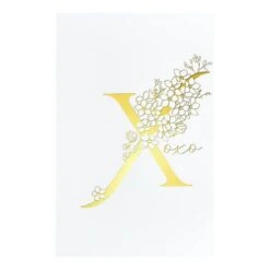 Floral X And Sentiment Press Plate From The Every Occasion Floral Alphabet Collection -Woodland Scenics Shop BP 147 Glimmer