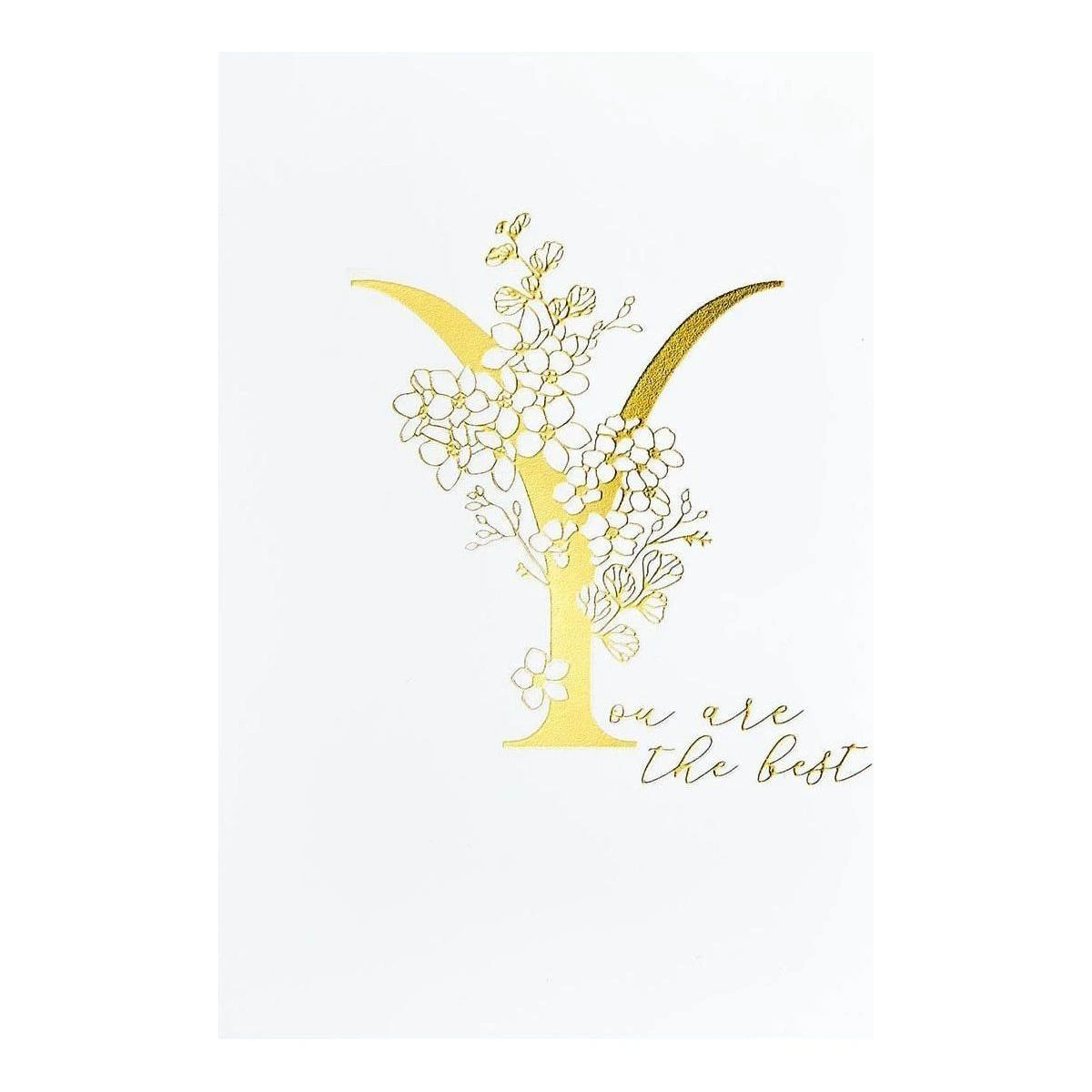 Floral Y And Sentiment Press Plate From The Every Occasion Floral Alphabet Collection 3 Floral Y And Sentiment Press Plate From The Every Occasion Floral Alphabet Collection - Image 3