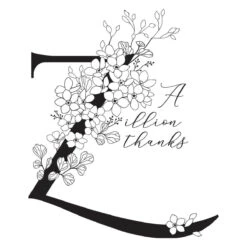 Floral Z And Sentiment Press Plate From The Every Occasion Floral Alphabet Collection 10 Floral Z And Sentiment Press Plate From The Every Occasion Floral Alphabet Collection -Woodland Scenics Shop BP 149 Every Occasion Floral Z and Sentiment Color