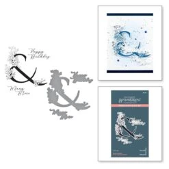 Floral & And Sentiment Press Plate From The Every Occasion Floral Alphabet Collection