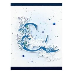 Floral & And Sentiment Press Plate From The Every Occasion Floral Alphabet Collection -Woodland Scenics Shop BP 150 Every Occasion Floral and Sentiment Project