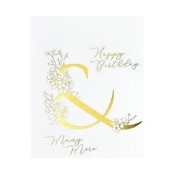 Floral & And Sentiment Press Plate From The Every Occasion Floral Alphabet Collection -Woodland Scenics Shop BP 150 Glimmer