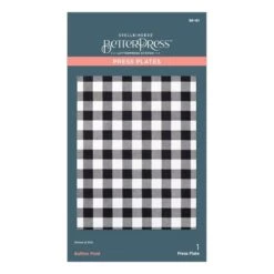 Buffalo Plaid Press Plate Press Plate From The Cheers To You Collection -Woodland Scenics Shop BP 161 Cheers to You Buffalo Plaid Pac