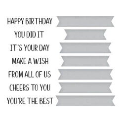 Cheers To You Sentiments Press Plate & Die Set From Cheers To You Collection -Woodland Scenics Shop BP 162 Cheers to You Cheers to You Sentiments Color