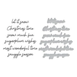 Spellbinders Exclusive - All Seasons Sentiments BetterPress Bundle From The All Seasons Scrapbooking Collection 22 Spellbinders Exclusive - All Seasons Sentiments BetterPress Bundle From The All Seasons Scrapbooking Collection -Woodland Scenics Shop BP 172 All Seasons Winter Color 6a16d00f 1639 435e ab68 a91e5be70c5a