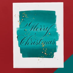 Copperplate Merry Christmas Press Plate From The Copperplate Holiday Sentiments Collection By Paul Antonio 14 Copperplate Merry Christmas Press Plate From The Copperplate Holiday Sentiments Collection By Paul Antonio -Woodland Scenics Shop BP 177