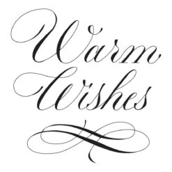 Copperplate Warm Wishes Press Plate From The Copperplate Holiday Sentiments Collection By Paul Antonio -Woodland Scenics Shop BP 179 Copperplate Holiday Sentiments PAScribe Copperplate Warm Wishes Color 9c745559 1535 4171 8bc0 8bdc9b6787e0