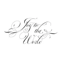 Copperplate Joy To The World Press Plate From The Copperplate Holiday Sentiments Collection By Paul Antonio -Woodland Scenics Shop BP 181 Copperplate Holiday Sentiments PAScribe Copperplate Joy to the World Color 169c9b37 5035 4870 8a24 d81a93f9d6ce