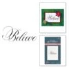 Copperplate Believe Press Plate From The Copperplate Holiday Sentiments Collection By Paul Antonio