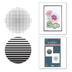 Spotlight Circle Duo Press Plate From The Spotlight Frames And Florals Collection By Lisa Horton