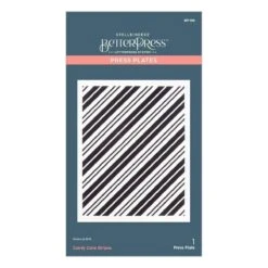 Candy Cane Stripes Press Plate From The Dancin' Christmas Friends Collection -Woodland Scenics Shop BP 198 Dancin Christmas Friends Candy Cane Stripes Pac