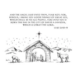 Christmas Gospel Press Plates From The Home For The Holidays Collection -Woodland Scenics Shop BP 205 Home for the Holidays Christmas Gospel Color