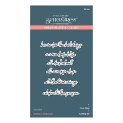 Christmas Sentiments Press Plate & Die Set From The Storytelling By Spellbinders Scrapbooking Collection 9 Christmas Sentiments Press Plate & Die Set From The Storytelling By Spellbinders Scrapbooking Collection -Woodland Scenics Shop BP 208 Storytelling Christmas Sentiments Pac