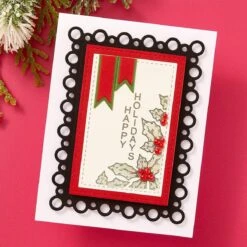 Essential Tag Accessories Press Plates & Die Set From The Essential Holiday Collection By Lisa Horton -Woodland Scenics Shop BP 214 S4 1375 S4 1376 Project